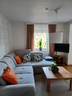 Ein Sitzbereich in der Unterkunft Ferienwohnung Milly