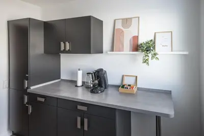 Küche/Küchenzeile in der Unterkunft Gemütliche Wohnung in Koblenz