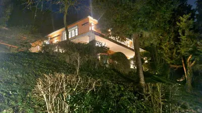 Das Gebäude in dem sich die Ferienwohnung befindet