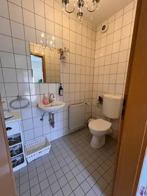Ein Badezimmer in der Unterkunft Ferienwohnung am Nürburgring