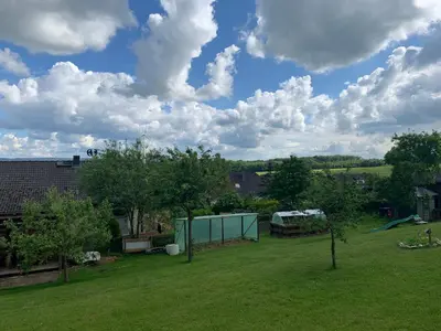 Ein Garten an der Unterkunft Urlaub in Horn