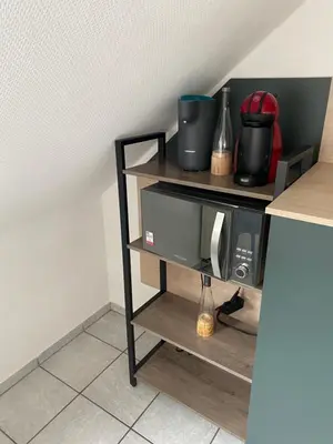 Küche/Küchenzeile in der Unterkunft Ferienwohnung Maifeldblick Polch