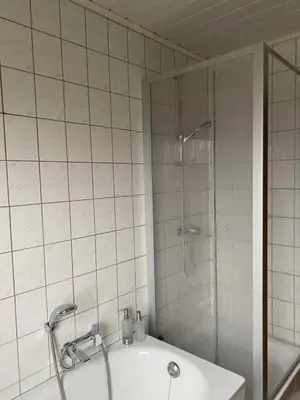 Ein Badezimmer in der Unterkunft Ferienwohnung Maifeldblick Polch