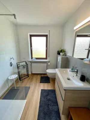Ein Badezimmer in der Unterkunft Ferienwohnung Marx