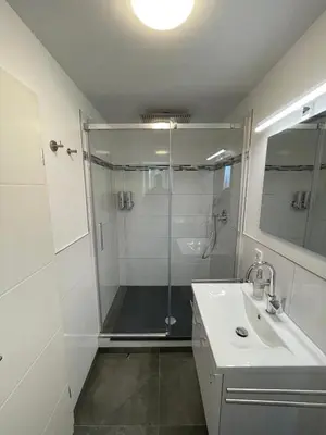 Ein Badezimmer in der Unterkunft Auszeit