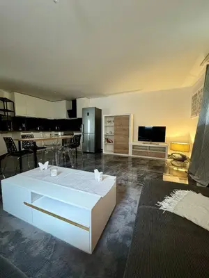 Ein Bett oder Betten in einem Zimmer der Unterkunft Gemütliche zentrale Unterkunft