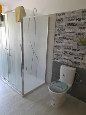 Ein Badezimmer in der Unterkunft Haus Isabella