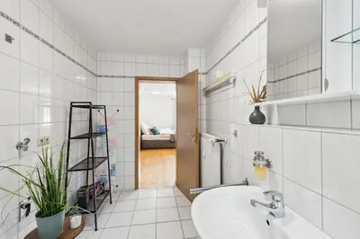 Ein Badezimmer in der Unterkunft stern12 SIRIUS Küche WLAN Arbeitsplatz Parken