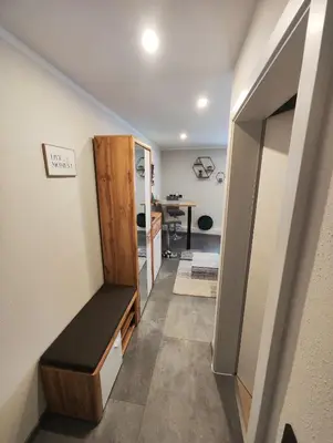 Ein Bett oder Betten in einem Zimmer der Unterkunft Ferienzimmer Geyersberg