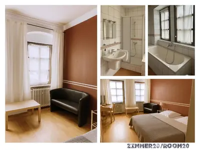 Ein Badezimmer in der Unterkunft Schloss Hotel Kastellaun