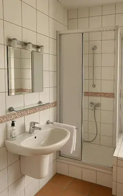 Ein Badezimmer in der Unterkunft Schloss Hotel Kastellaun