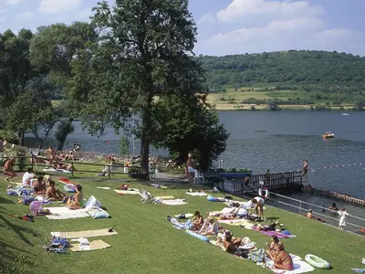 Naturlandschaft in der Nähe des Ferienhauses
