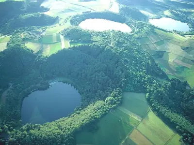 Naturlandschaft in der Nähe des Ferienhauses
