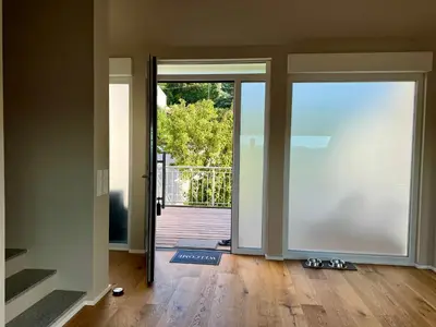 Ein Balkon oder eine Terrasse in der Unterkunft Moselloft