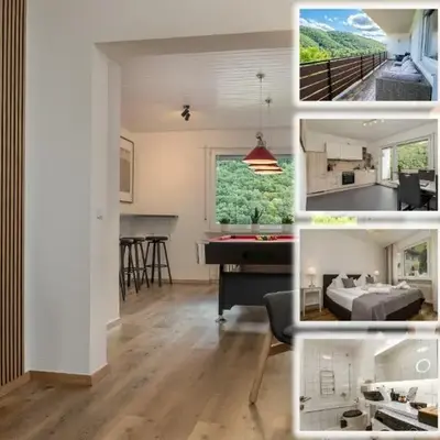 Elbling Appartement for 2 People - Billiards - Balcony with Mosel View - Parking - Wine Barrel Bar - Fully Equipped Kitchen - Netflix - WaipuTV - 3 km from Cochem