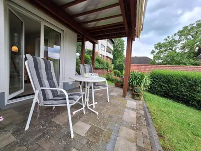 Ein Garten an der Unterkunft Ferienwohnung Funk
