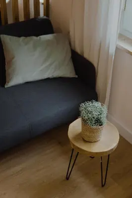 Ein Sitzbereich in der Unterkunft Ferienhaus 