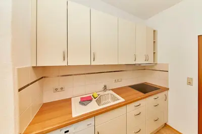 Küche/Küchenzeile in der Unterkunft Stadtflair