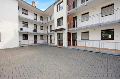 Das Gebäude in dem sich die Ferienwohnung befindet