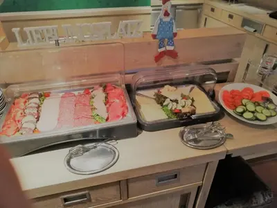 Essen im Hotel oder in der Nähe