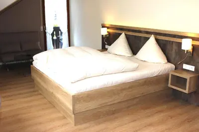 Ein Bett oder Betten in einem Zimmer der Unterkunft Haus Caspari