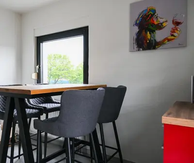 Grundriss der Unterkunft Ferienwohnung Boxenstopp