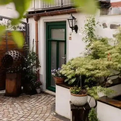 Modernes Tiny House mit Sonnenterrasse
