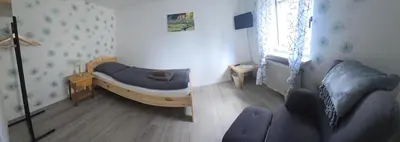 Ein Sitzbereich in der Unterkunft Pension Hendriks
