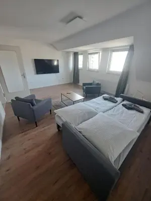 Ein Bett oder Betten in einem Zimmer der Unterkunft ZigZag Apartments