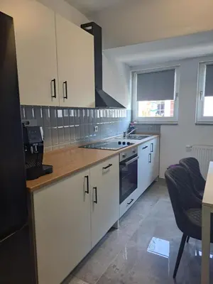 Küche/Küchenzeile in der Unterkunft ZigZag Apartments