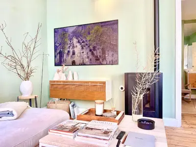 TV/Unterhaltungsangebot in der Unterkunft Historisches Apartment II MINIMALUS