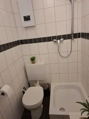 Ein Badezimmer in der Unterkunft Appartements am Alten Löhrtor