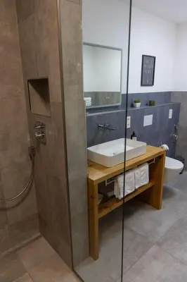 Ein Badezimmer in der Unterkunft Wohnung 2 - b51268