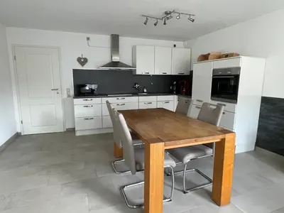 Küche/Küchenzeile in der Unterkunft Ferienwohnung Eifel Mosel Hunsrück