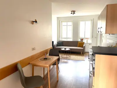 Küche/Küchenzeile in der Unterkunft Ferienwohnung Röttgen