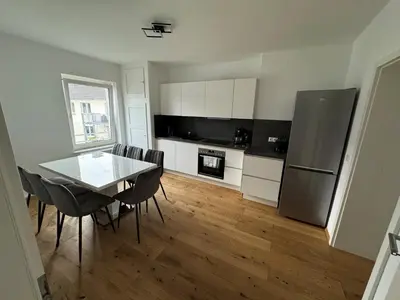 Küche/Küchenzeile in der Unterkunft Rheinmosel Glück City