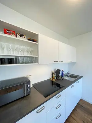 Küche/Küchenzeile in der Unterkunft Fantastische neue Wohnungen in Kruft!