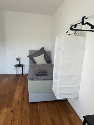 Ein Sitzbereich in der Unterkunft Fantastische neue Wohnungen in Kruft!