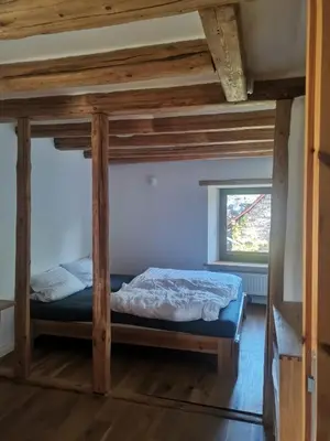 Ein Bett oder Betten in einem Zimmer der Unterkunft 