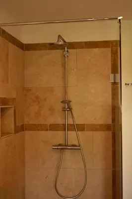Ein Badezimmer in der Unterkunft 