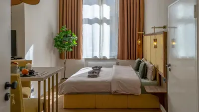Ein Bett oder Betten in einem Zimmer der Unterkunft Modern Stay I Cosy & Central Apartments