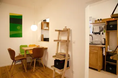 Küche/Küchenzeile in der Unterkunft Ferienwohnung Pfaffenheck