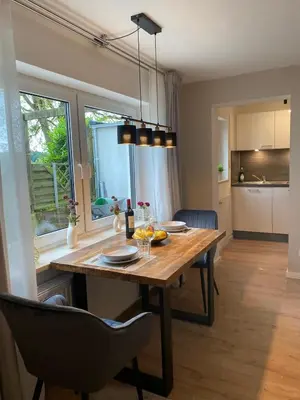 Küche/Küchenzeile in der Unterkunft Ferienwohnung Katharina