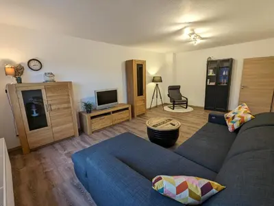 TV/Unterhaltungsangebot in der Unterkunft Ferienwohnung Staeves