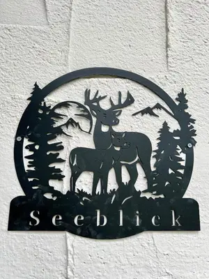 Ein Zertifikat, Auszeichnung, Logo oder anderes Dokument, das in der Unterkunft Ferienhaus Seeblick ausgestellt ist