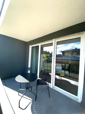 Ein Balkon oder eine Terrasse in der Unterkunft Naturnahe Wohnung in Zettingen A