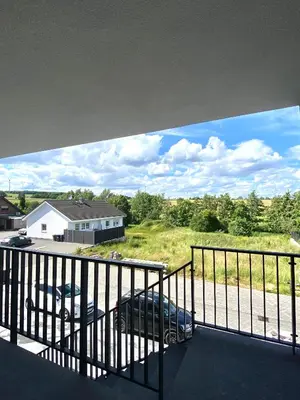 Ein Balkon oder eine Terrasse in der Unterkunft Naturnahe Wohnung in Zettingen A