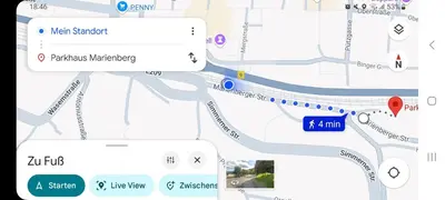 Grundriss der Unterkunft Urlaub am Rhein, Ferienwohnung mit Garten
