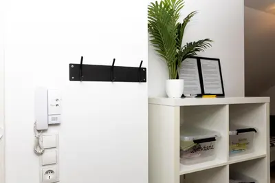 Grundriss der Unterkunft Stylisches Apartment in Koblenz mit kostenlosen Parkplätzen, WLAN und voll ausgestatteter Küche