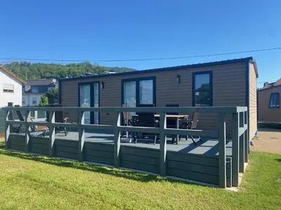 Das Gebäude in dem sich der Campingplatz befindet
